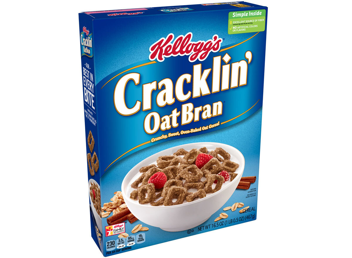 kelloggs cracklin oat bran cereal - unhealthiest worst cereals