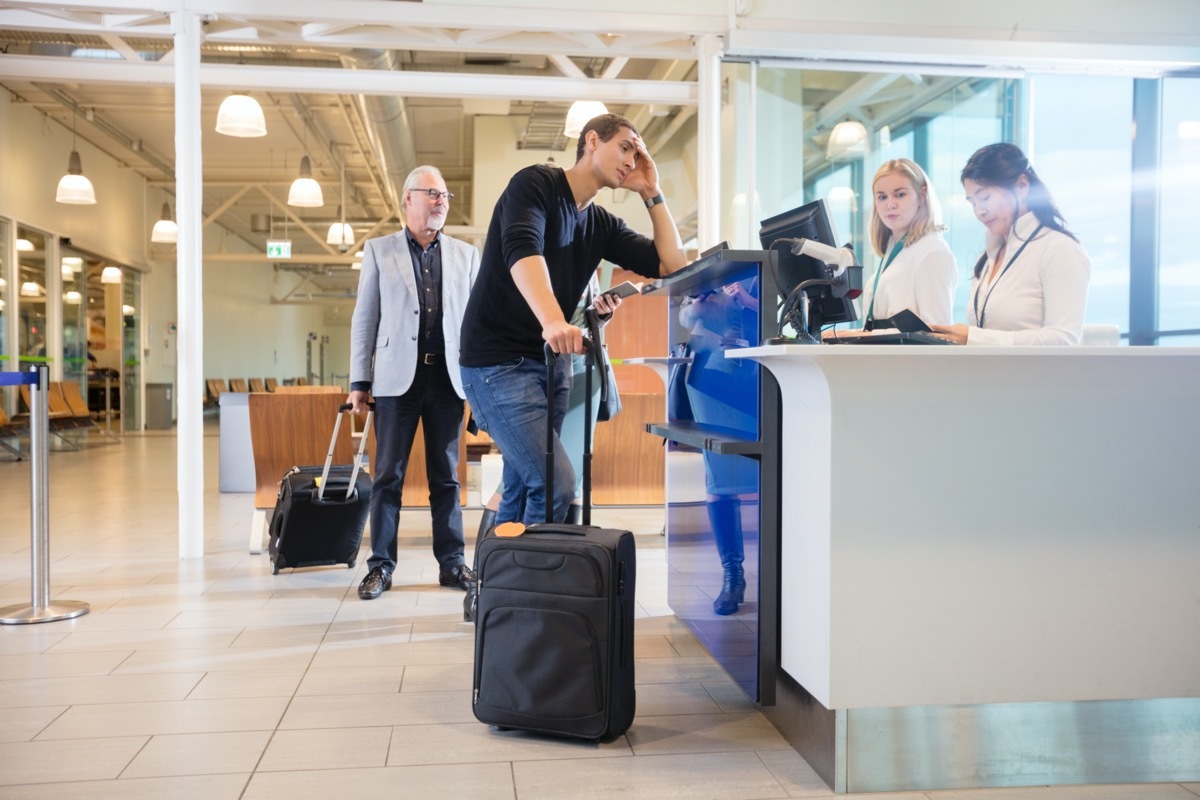 man too late to board