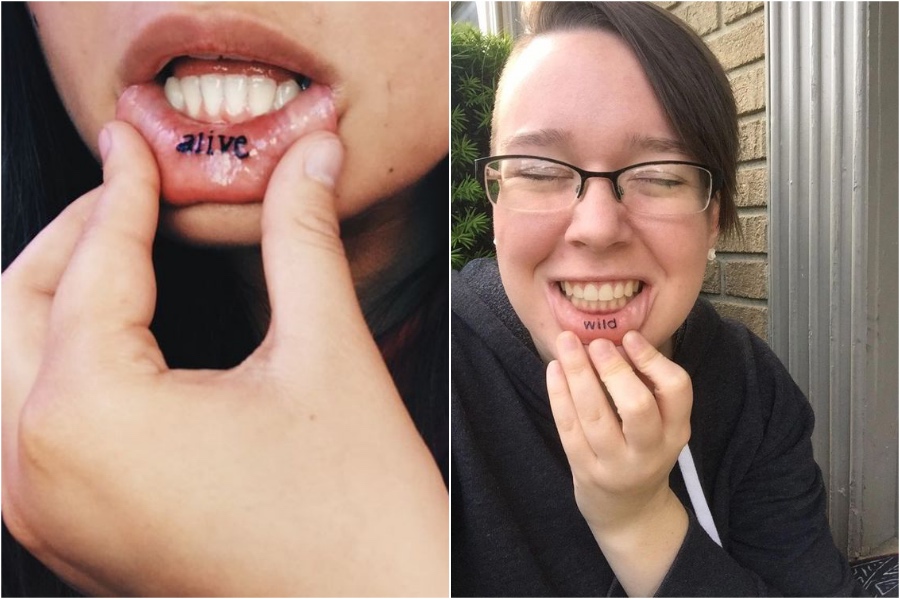  28 Cute Lip Tattoo Ideas For Girls #7 | Her Beauty