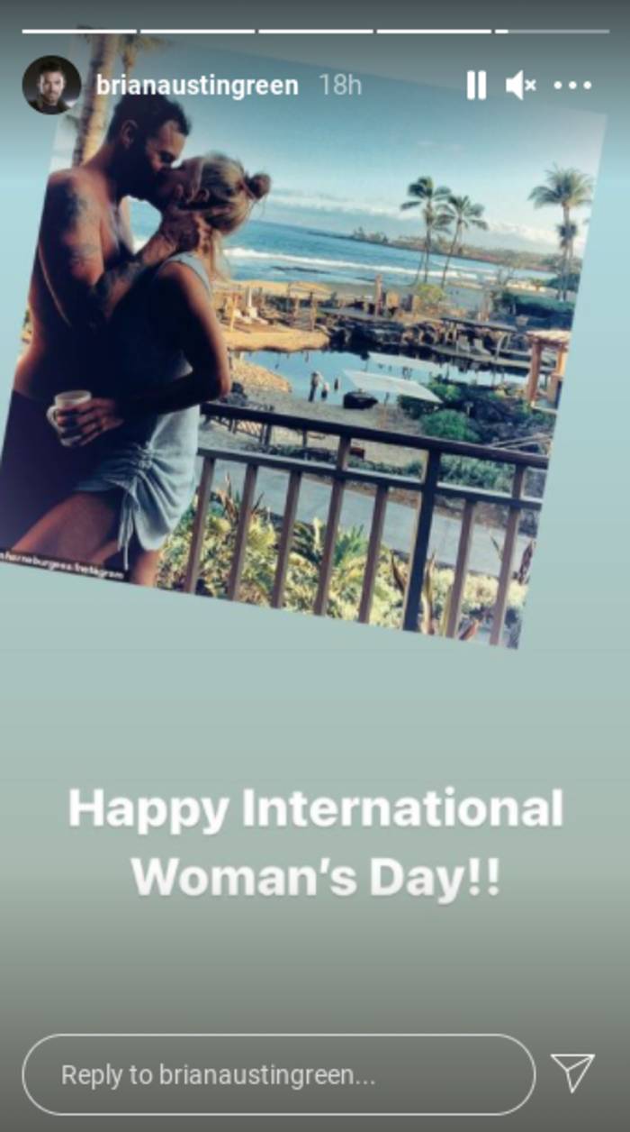 Brian Austin Green's International Women's Day post for Sharna Burgess