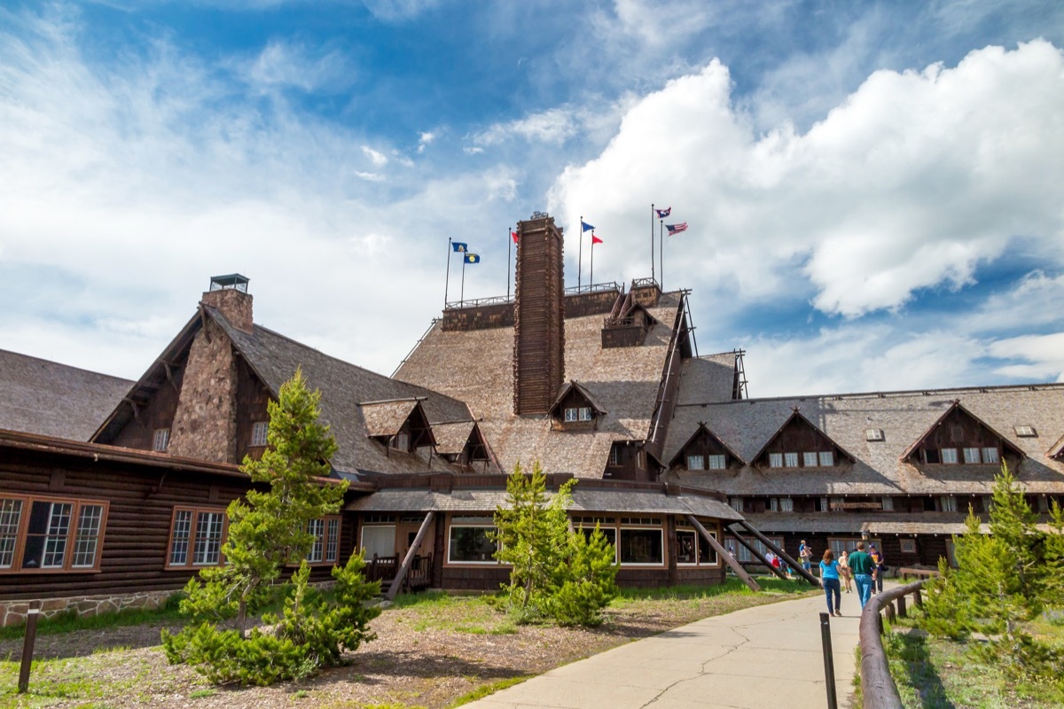 Old Faithful Inn at Yellowstone National Park