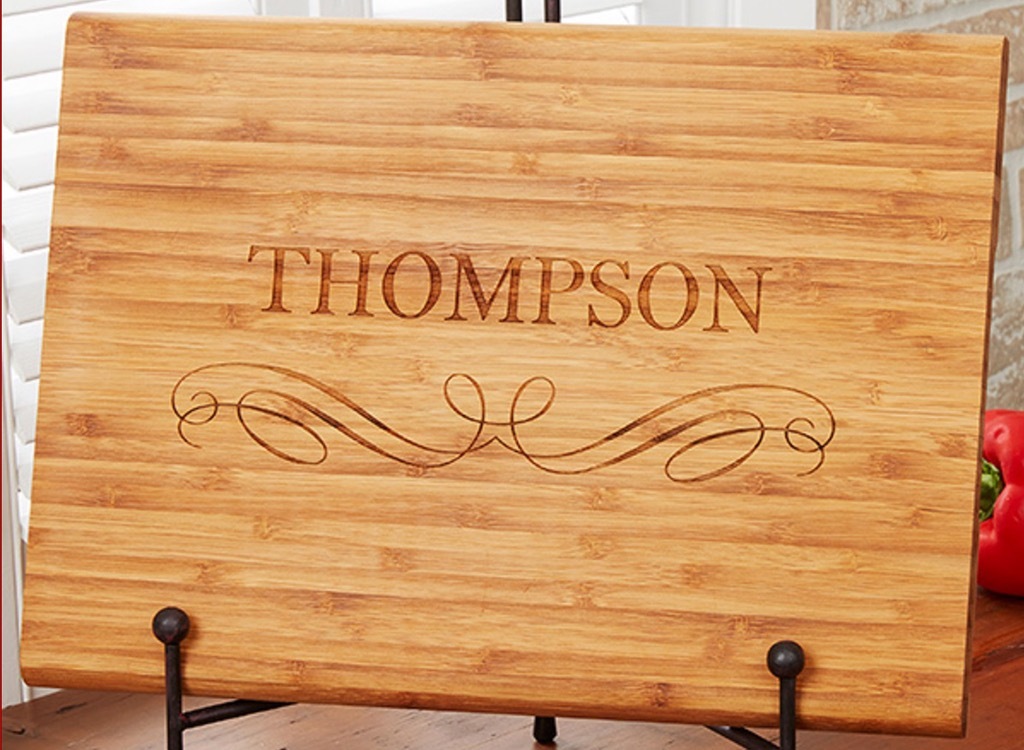 Personalized cutting board best mother's day gifts