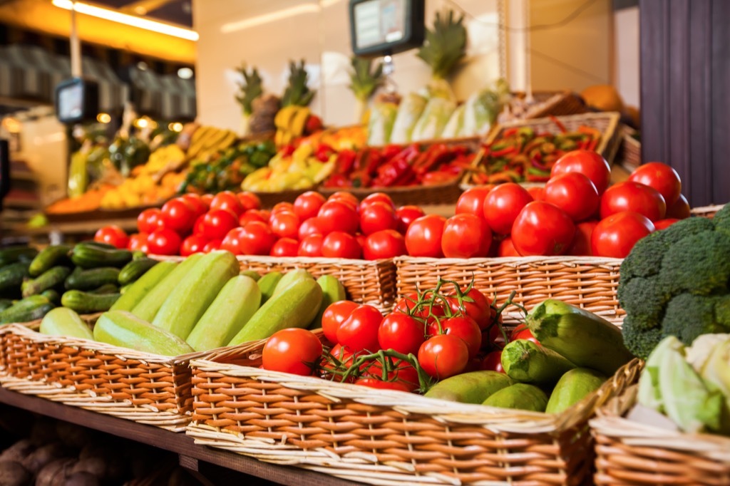 produce shelf