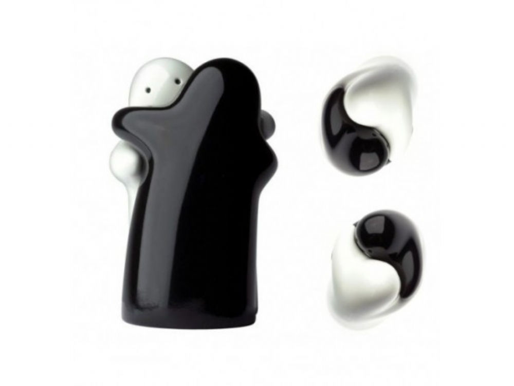 13.  The Hugging Salt and Pepper Shakers