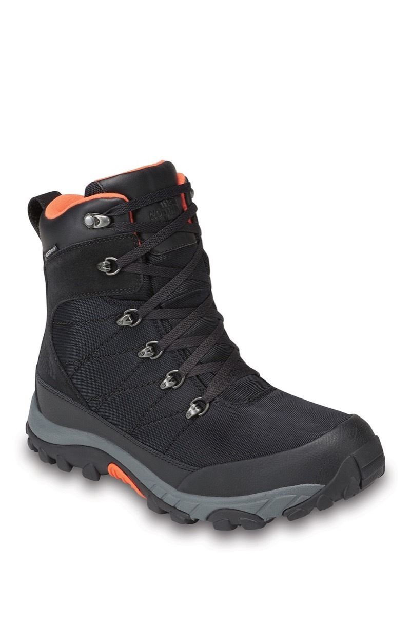 black north face boots, men's winter boots