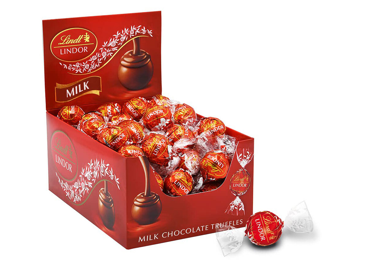 lindt milk chocolate truffles