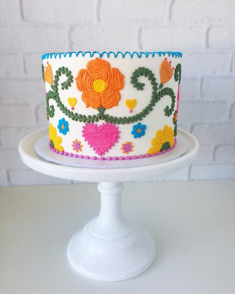 Embroidery Cakes by Leslie Vigil Will Bring You joy #7 | HerBeauty