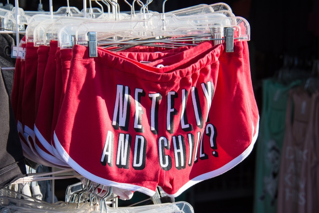 netflix and chill shorts