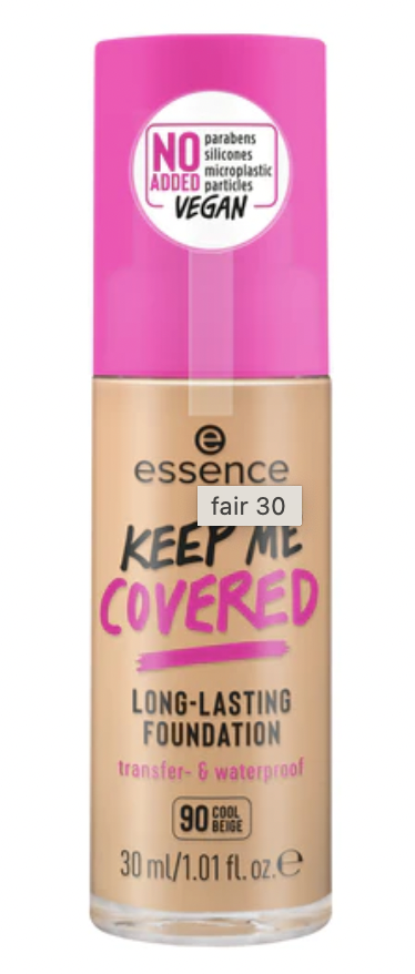 Essence Cosmetics Keep Me Covered foundation