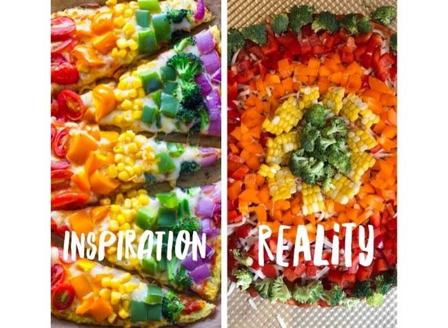 Ivanka trump rainbow pizza