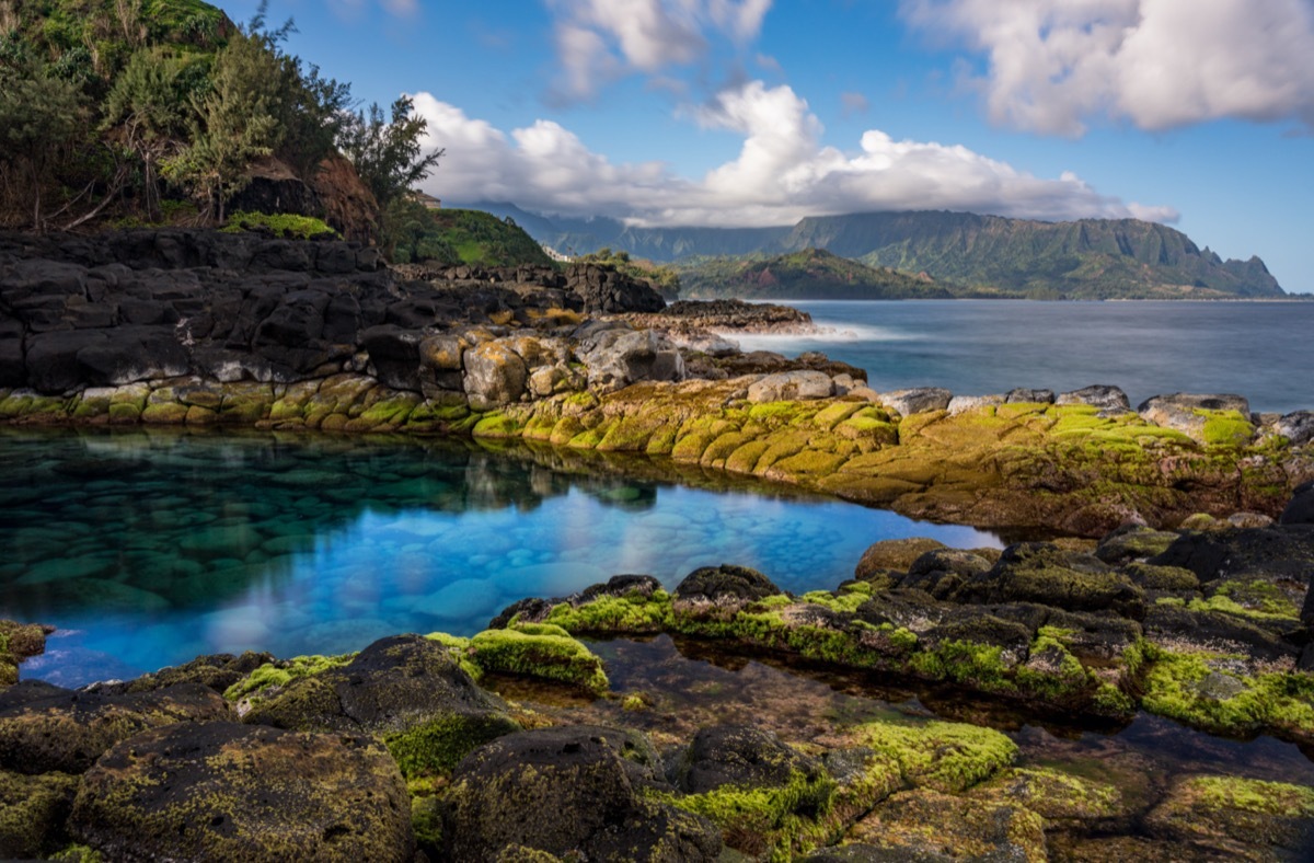 tidal pool in kauai