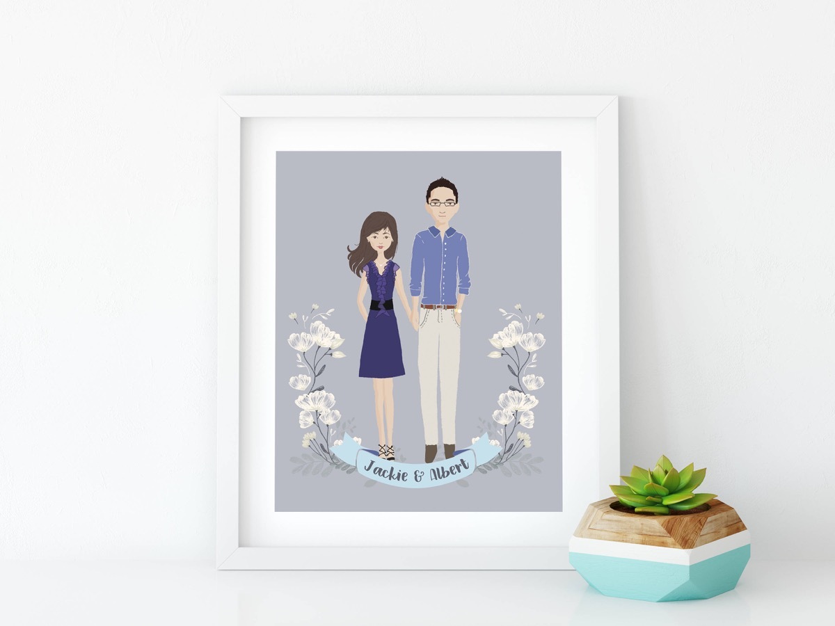 custom couples print