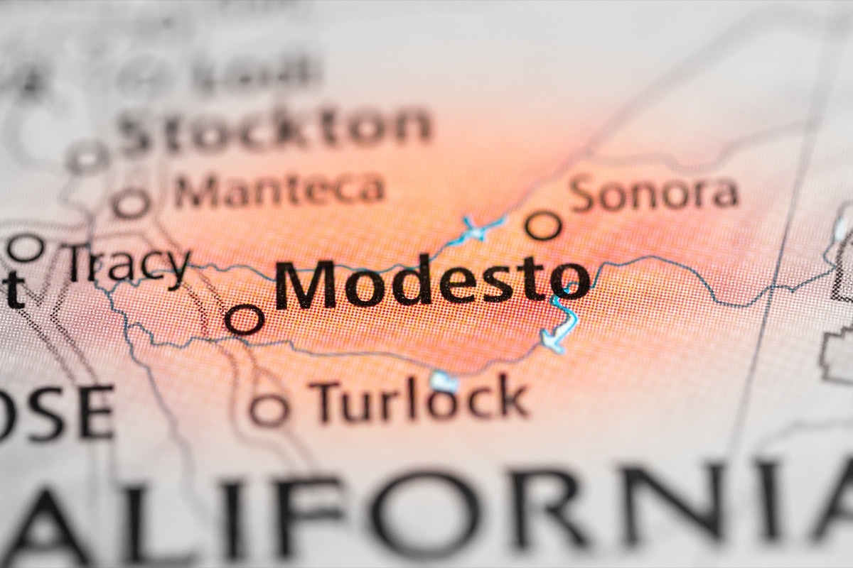 modesto map