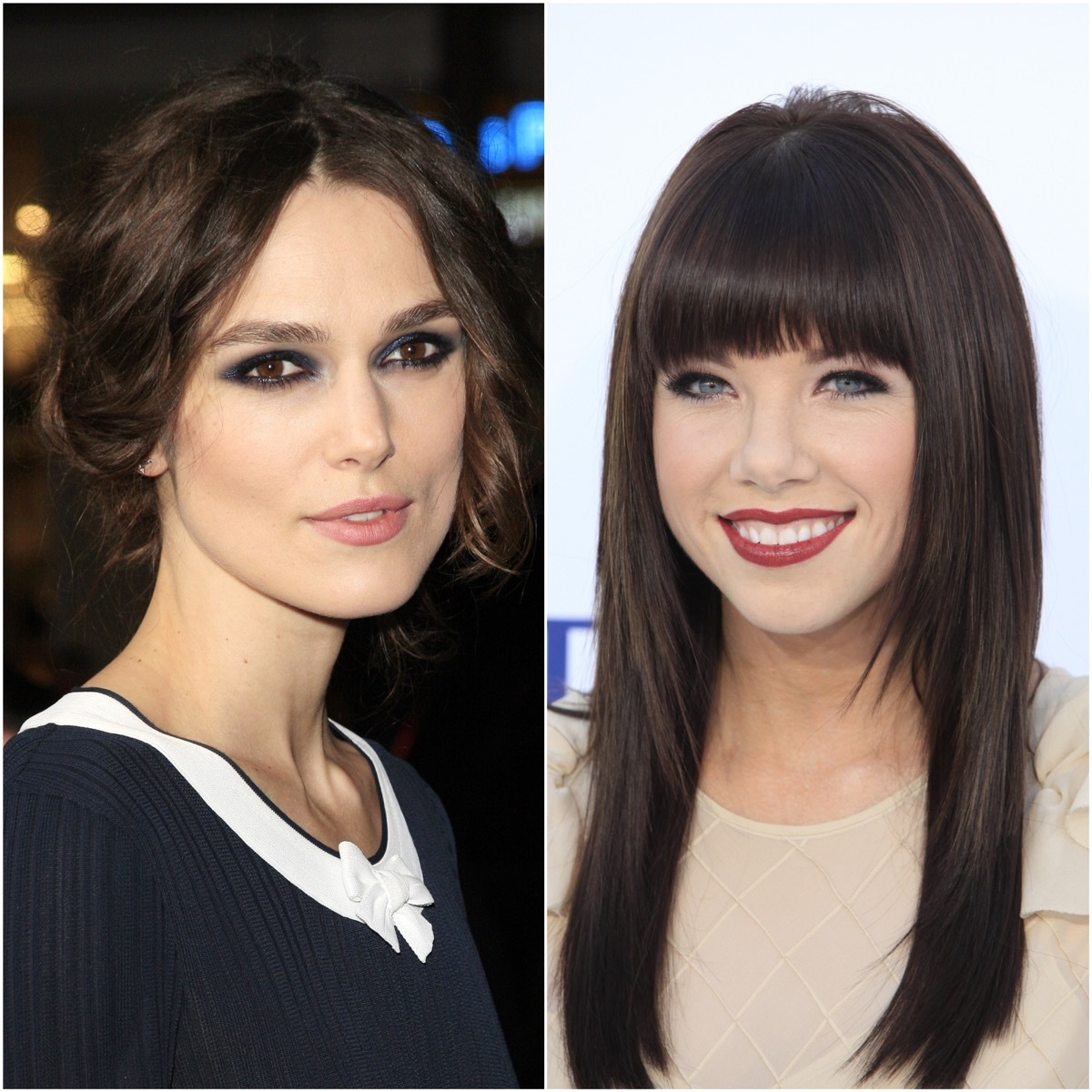 Keira Knightley and Carly Rae Jepsen