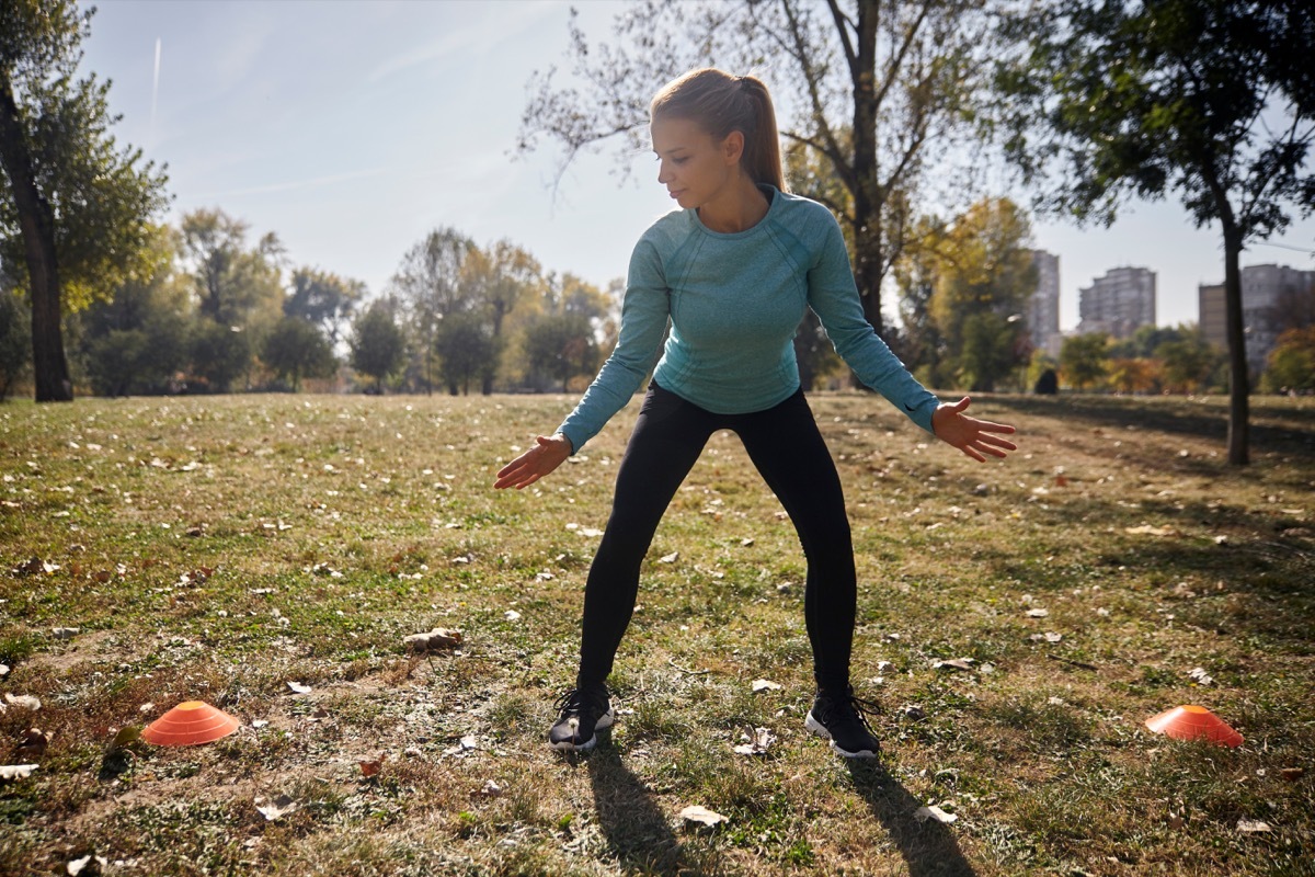 Lateral shuffle