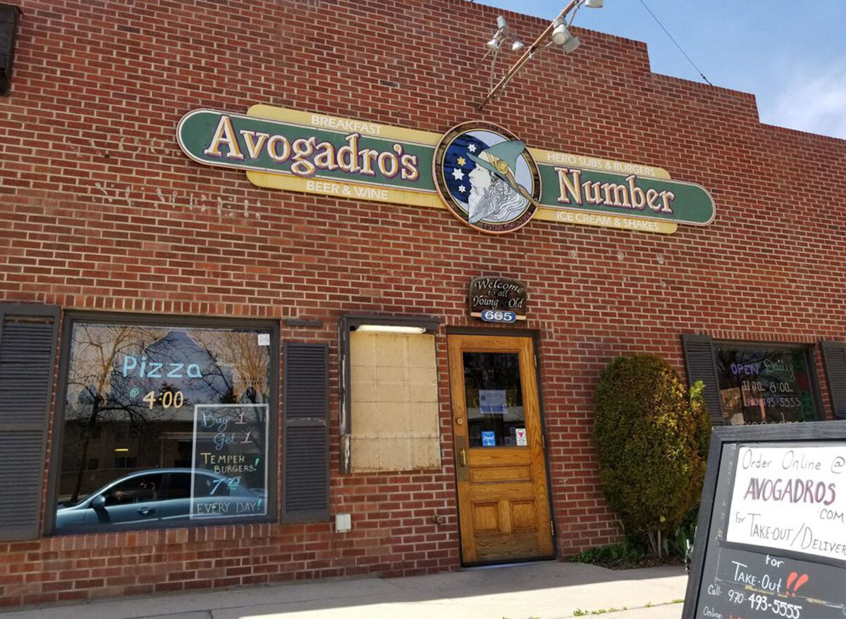 colorado avogadros number