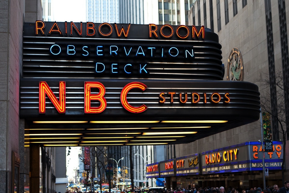 nbc studios rainbow room exterior marquis