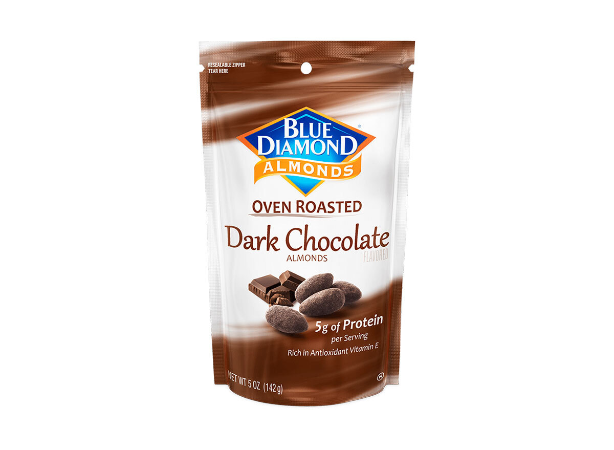 oven roasted dark chocolate almonds blue diamond