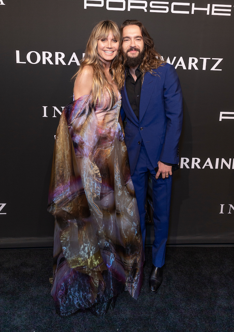 Heidi Klum and Tom Kaulitz attend Angel Ball 2019 hosted by Gabrielle's Angel Foundation at Cipriani Wall Street in Oct. 2019