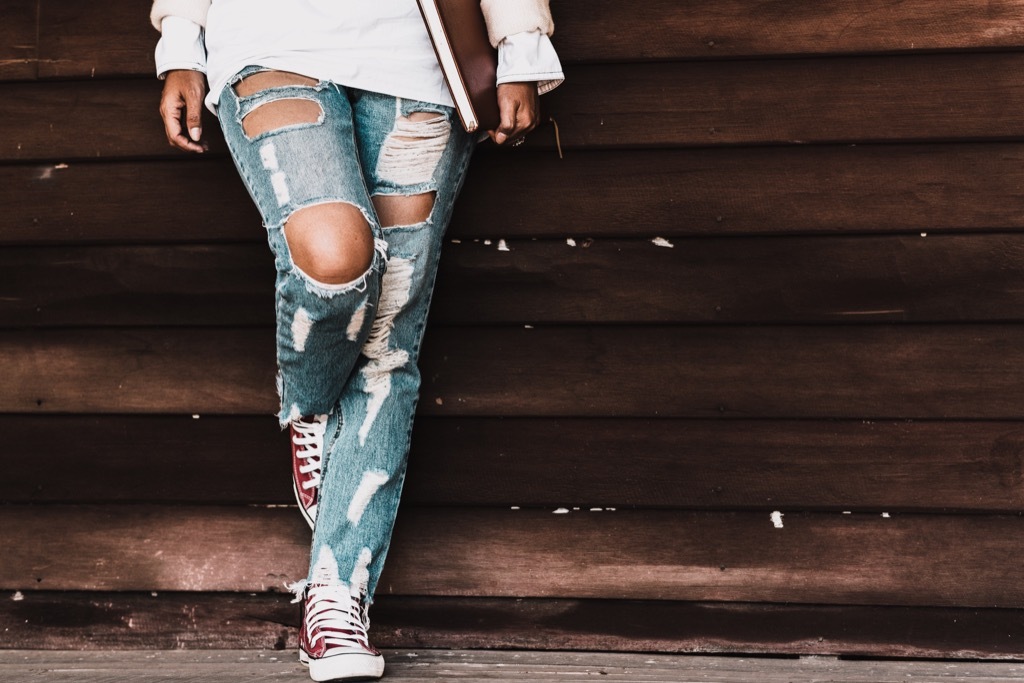 ripped jeans things no woman over 40 should own