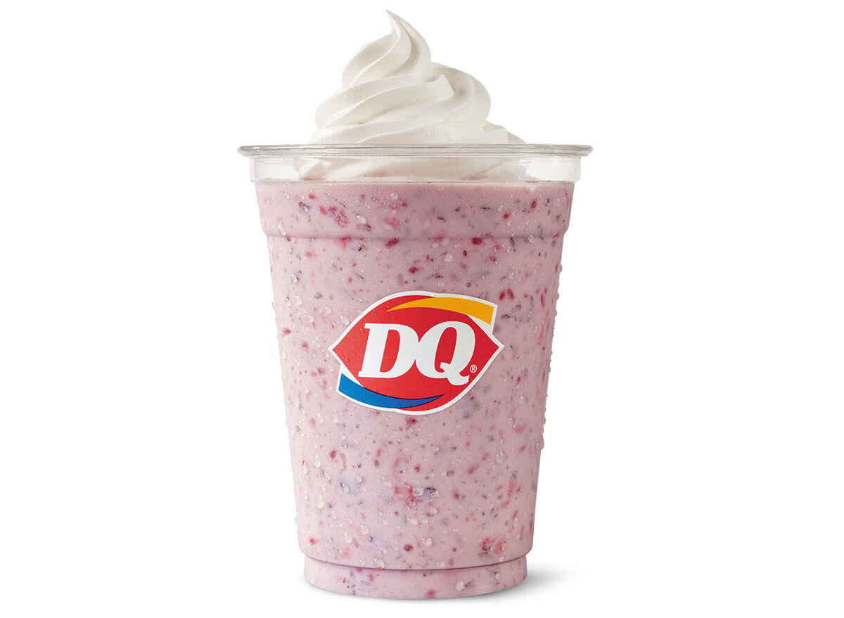 dairy queen raspberry chip shake