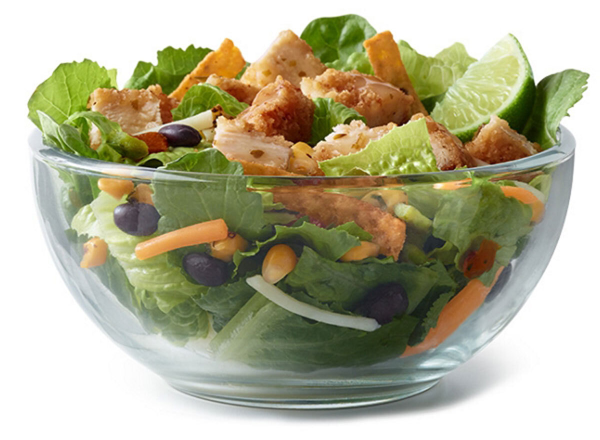 mcdonalds southwest buttermilk crispy chicken salad