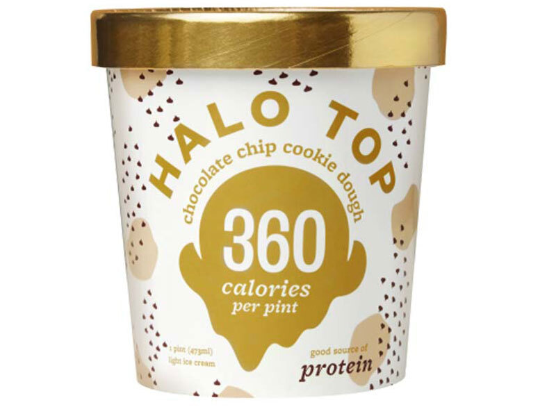 Halo top ice cream chocolate chip cookie dough