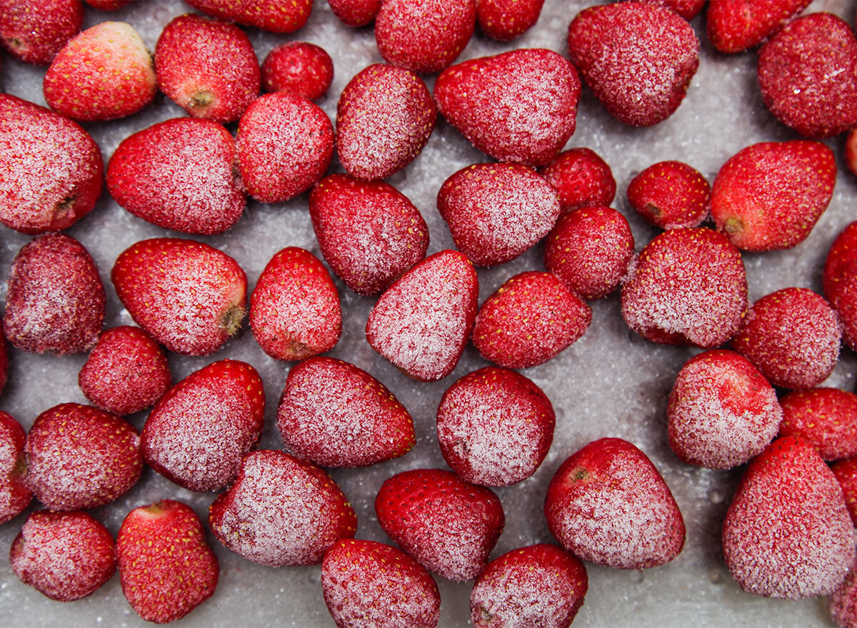 frozen strawberries