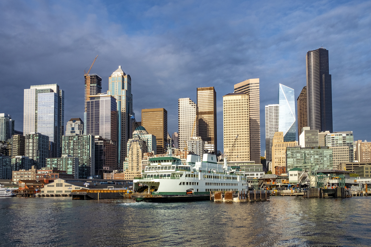 The skyline of Seattle, Washington