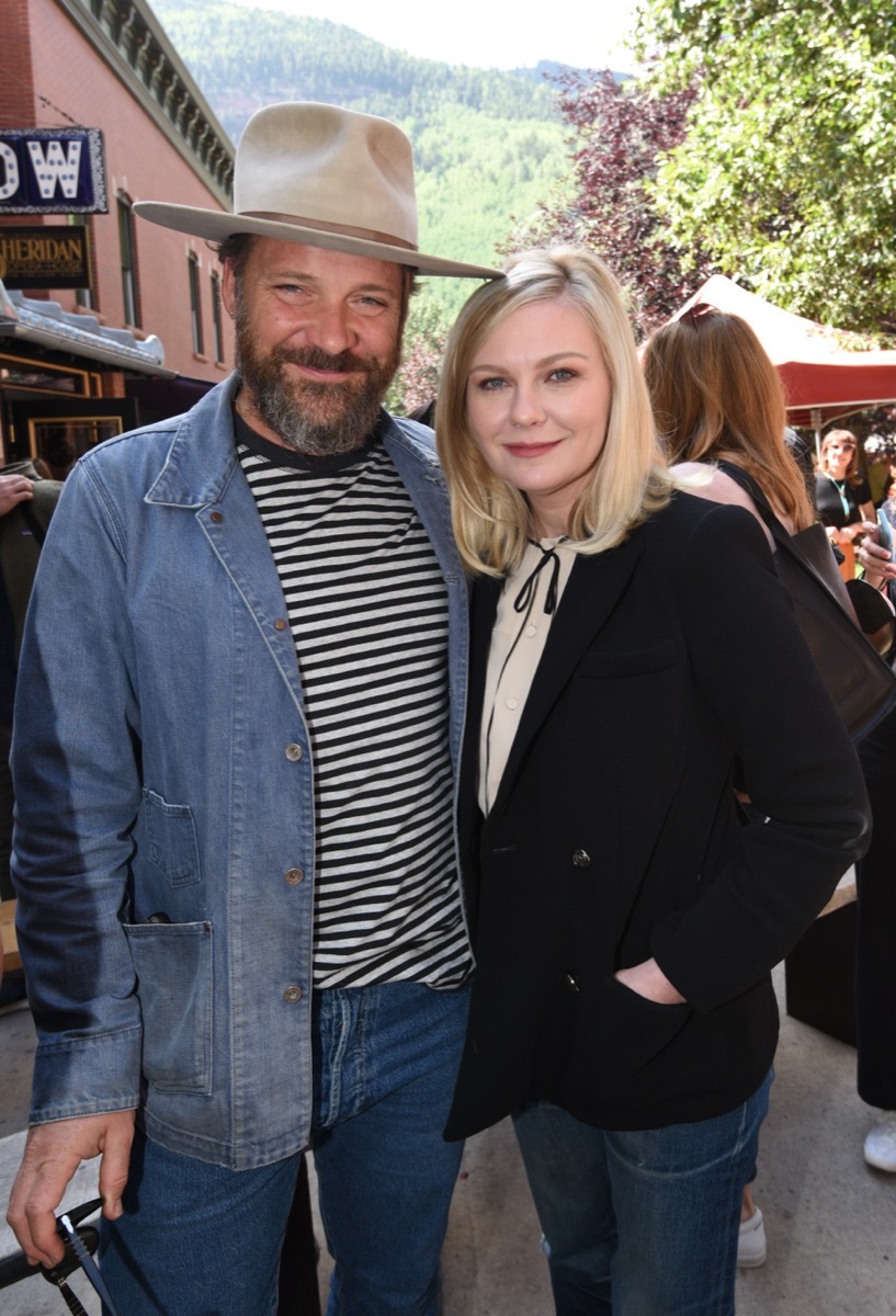 Peter Sarsgaard and Kirsten Dunst at the Telluride Film Festival in 2021