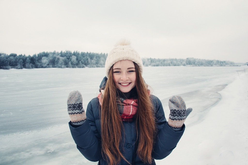 dried hair in the snow outdated life lessons