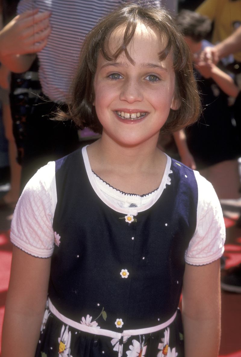 Mara Wilson at the premiere of 