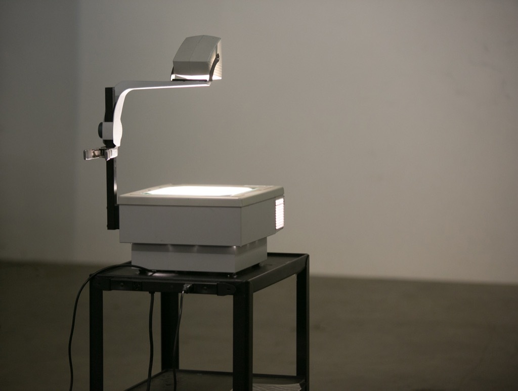 overhead projector