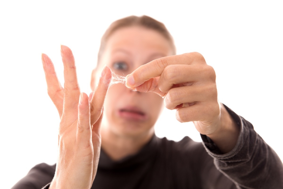 woman with glue on fingers, wd40 uses