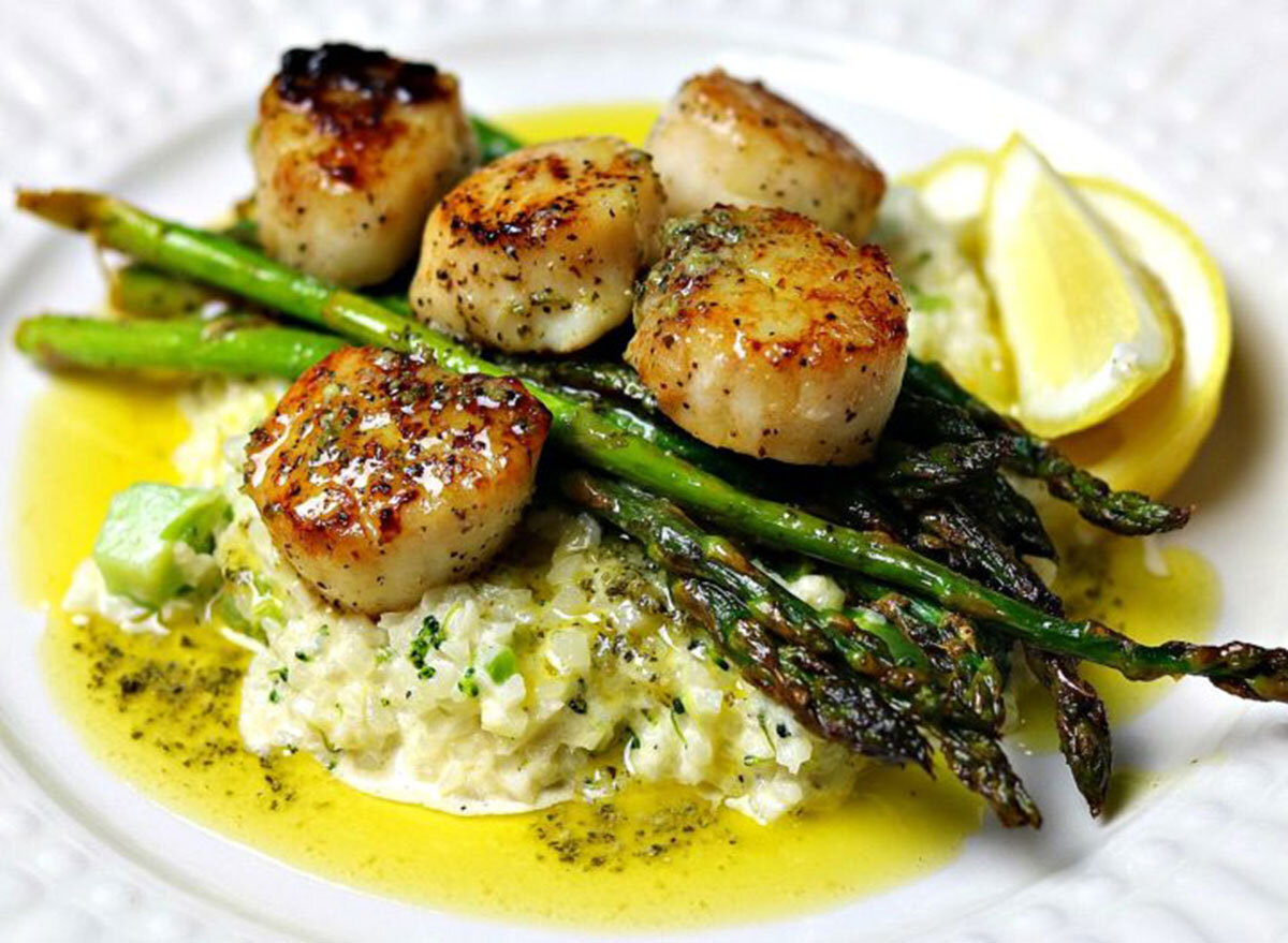 seared scallops